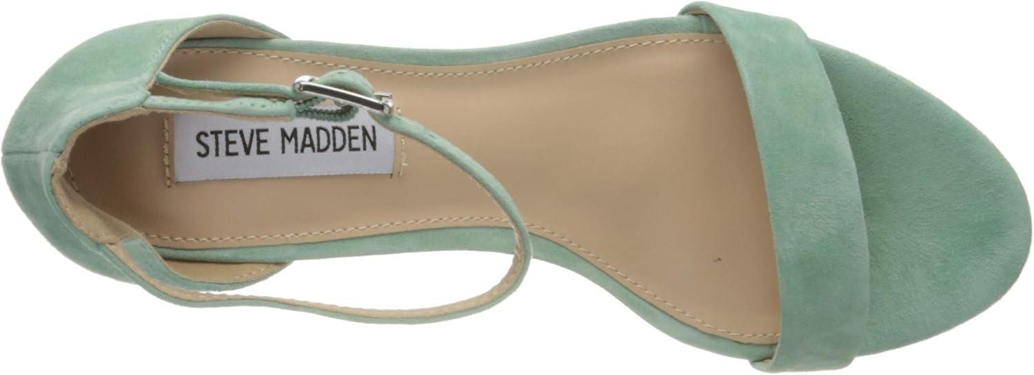 imageSteve Madden Womens Irenee Heeled Dress SandalMint Suede