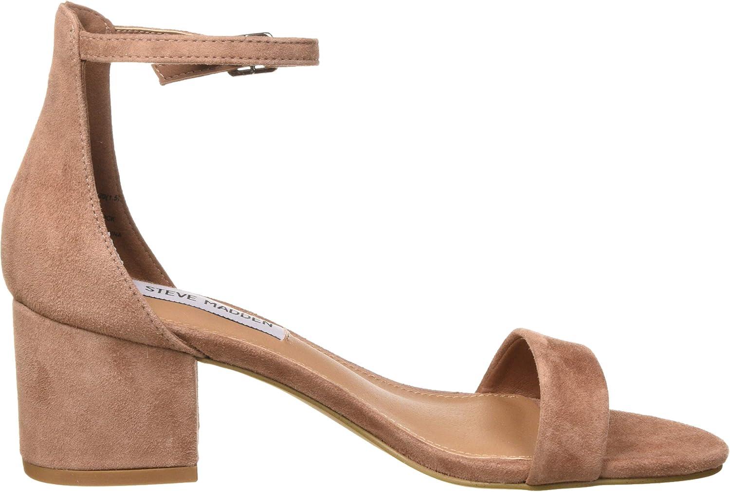 imageSteve Madden Womens Irenee Heeled Dress SandalTan Suede