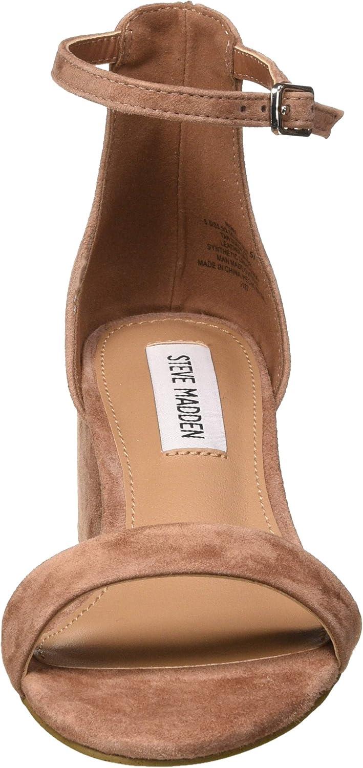 imageSteve Madden Womens Irenee Heeled Dress SandalTan Suede