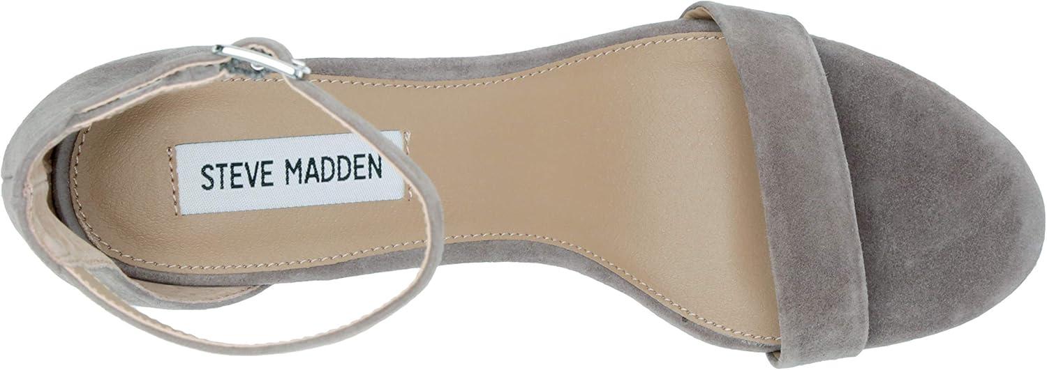 imageSteve Madden Womens Irenee Sandal Light Grey Suede 5 M