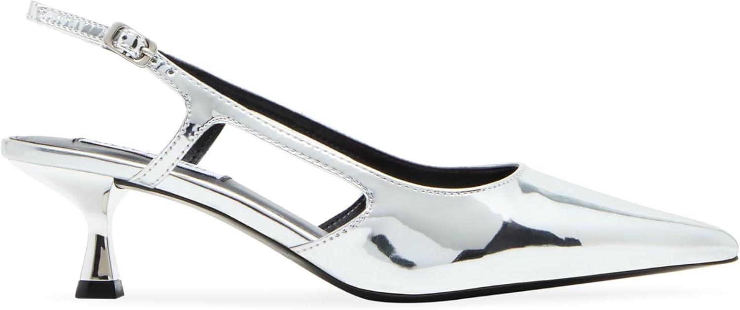 imageSteve Madden Womens LegaciSilver Foil