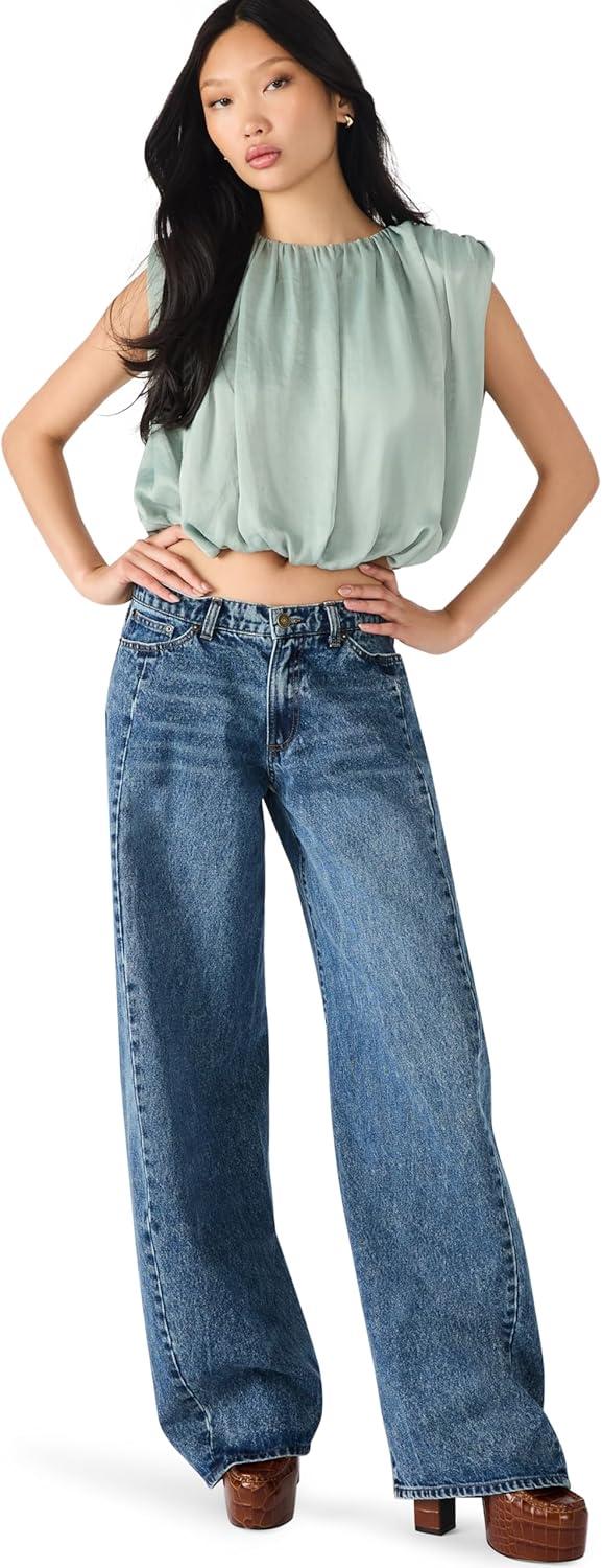 imageSteve Madden Womens Milana TopJade Cream