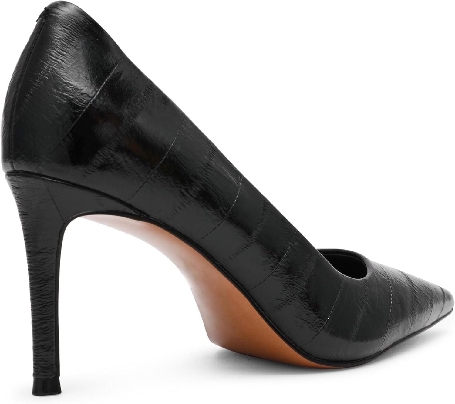 imageSteve Madden Womens Nula PumpBlack Eel