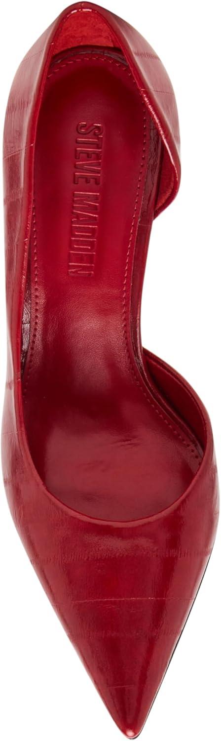 imageSteve Madden Womens Nula PumpRed Eel
