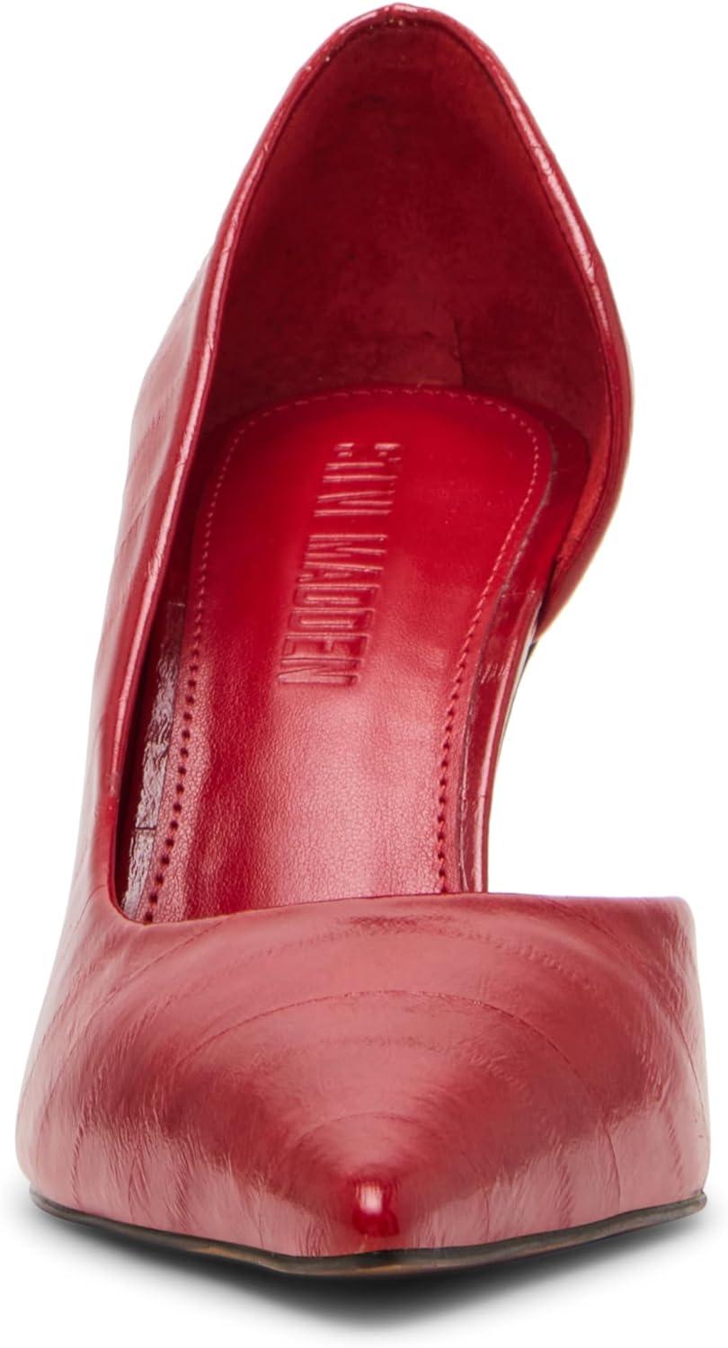 imageSteve Madden Womens Nula PumpRed Eel