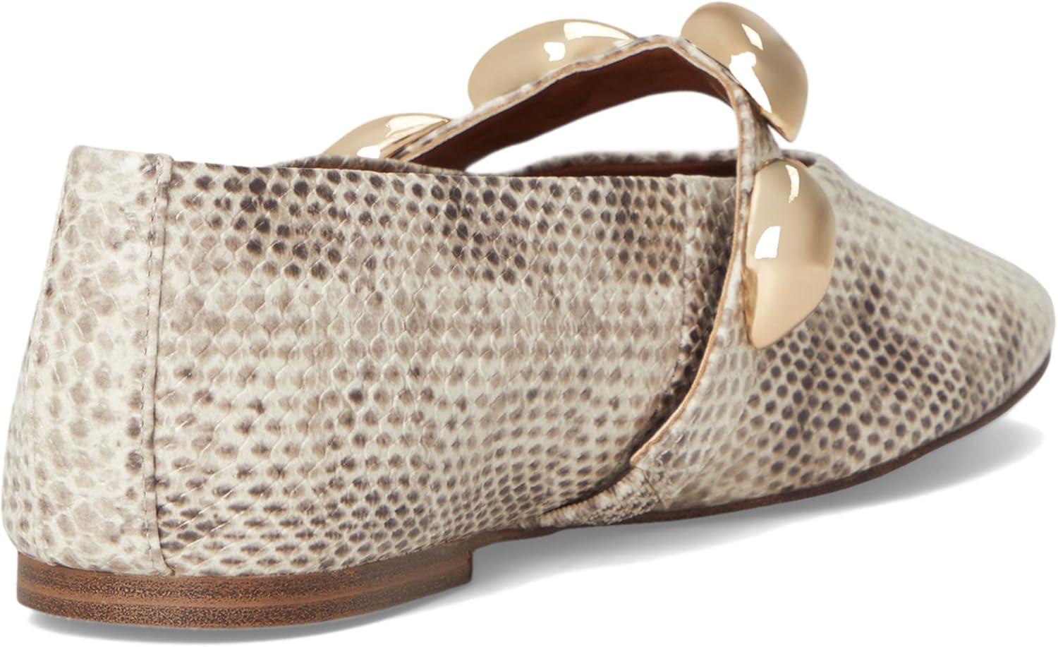 imageSteve Madden Womens Poppin Ballet FlatNatural Snake