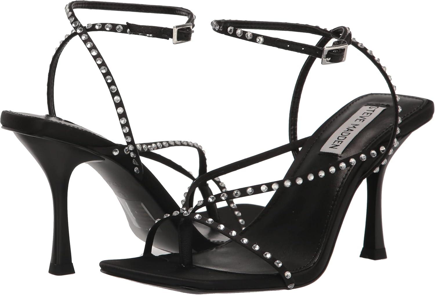 imageSteve Madden womens AnnieBlack Rhinestone