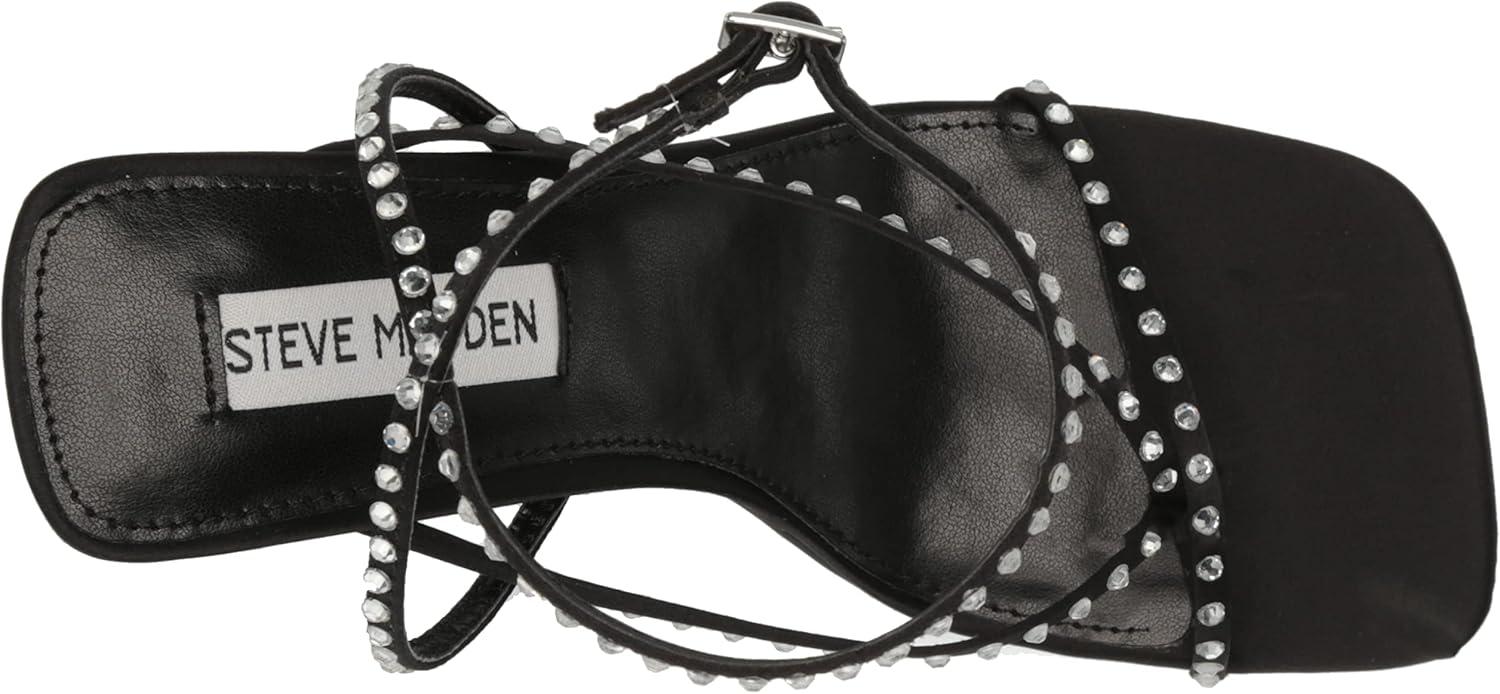 imageSteve Madden womens AnnieBlack Rhinestone