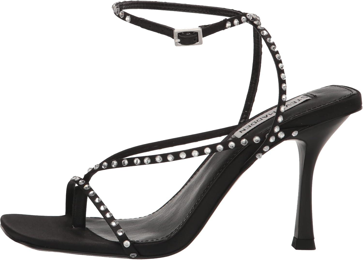 imageSteve Madden womens AnnieBlack Rhinestone