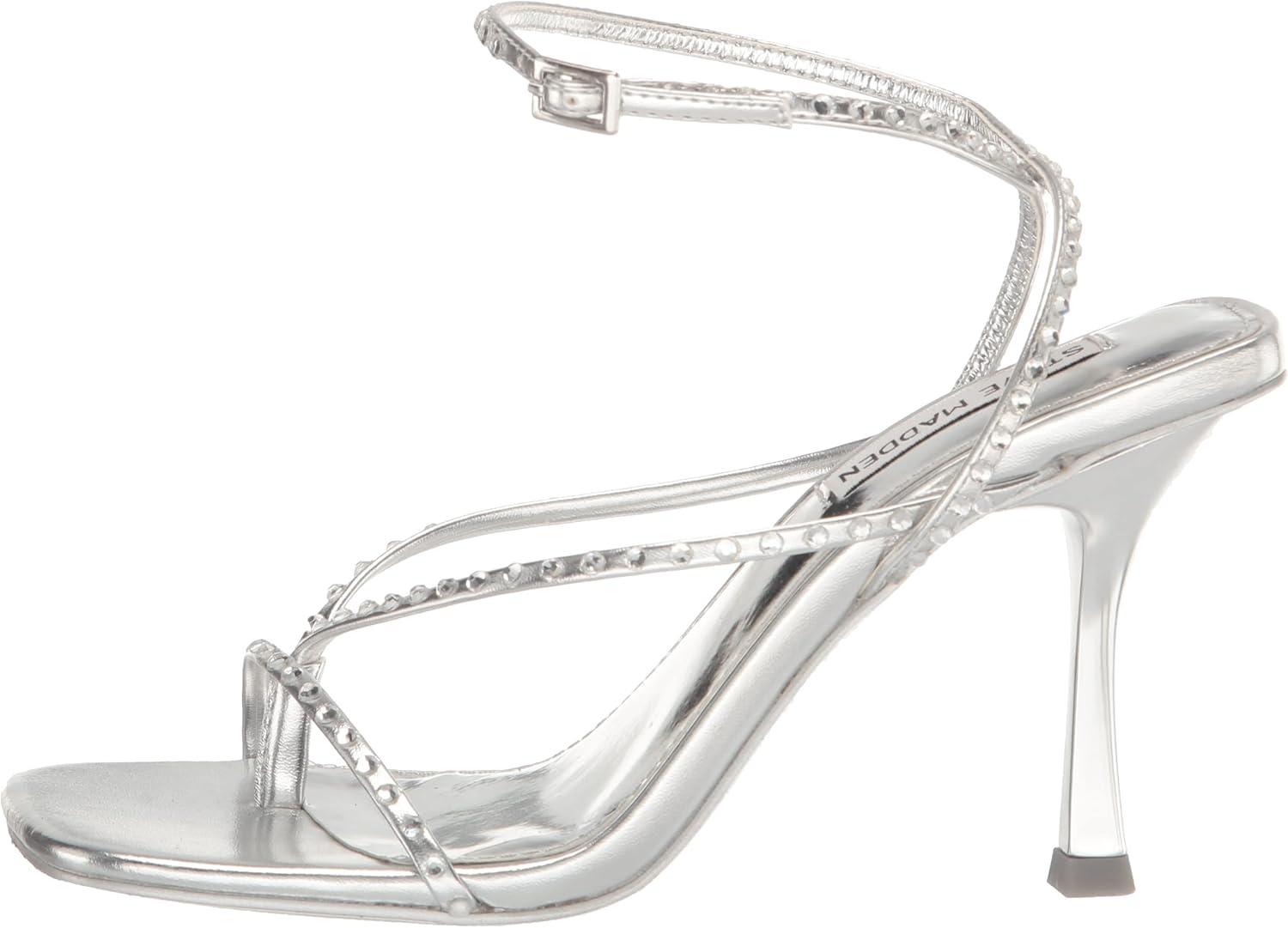 imageSteve Madden womens AnnieSilver Rhinestone