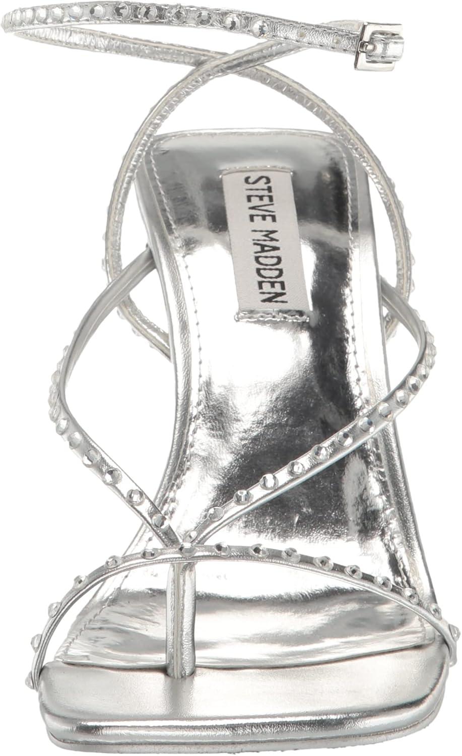 imageSteve Madden womens AnnieSilver Rhinestone