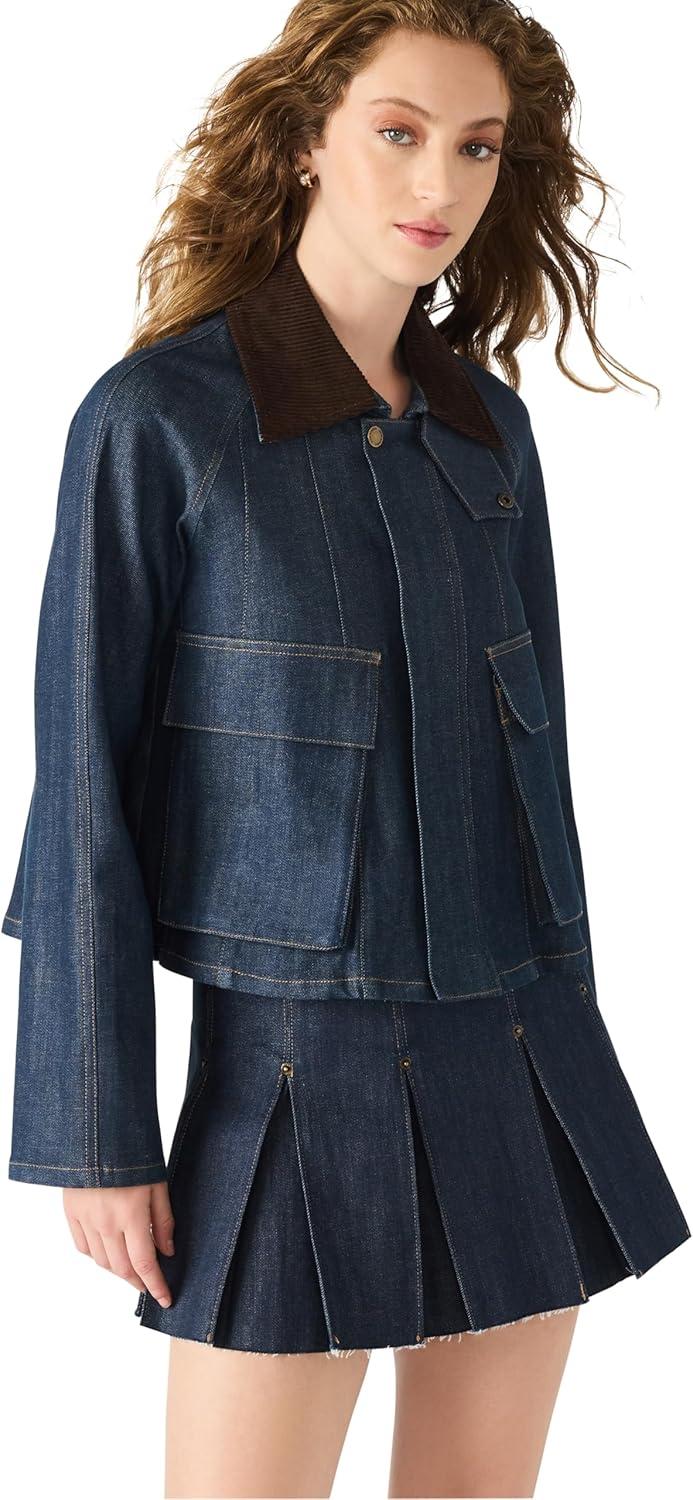 imageSteve Madden womens Justina JacketDeep Indigo