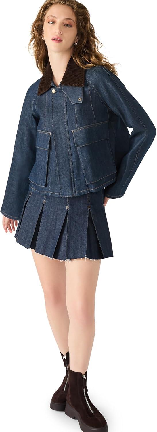 imageSteve Madden womens Justina JacketDeep Indigo