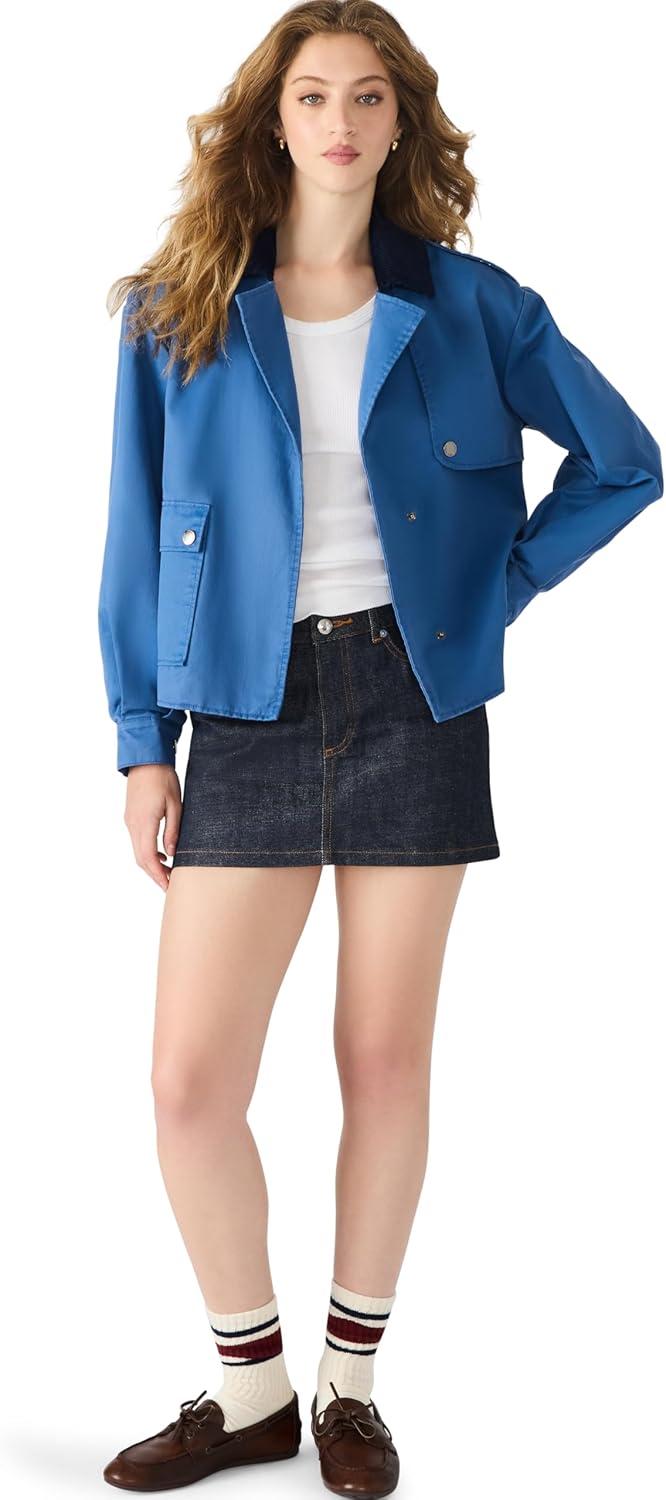 imageSteve Madden womens Luisa JacketDusty Blue