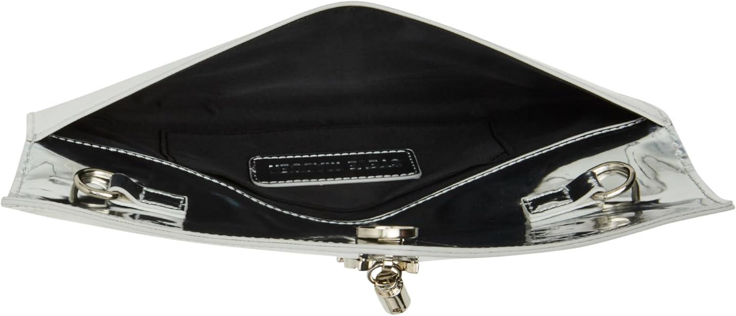 imageSteve Madden womens Steve Madden Morgana Patent ClutchSilver