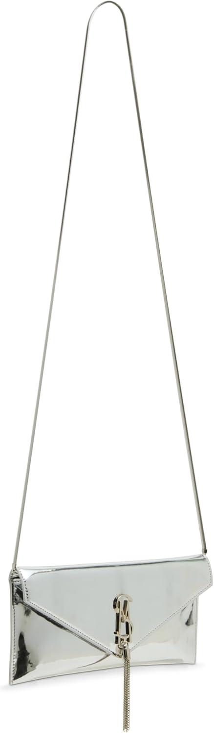 imageSteve Madden womens Steve Madden Morgana Patent ClutchSilver