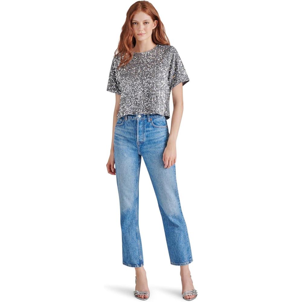 imageSteve Madden Womens Cressa TopGrey