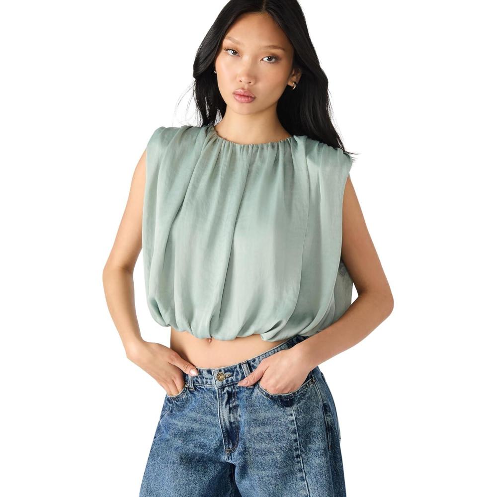 imageSteve Madden Womens Milana TopJade Cream