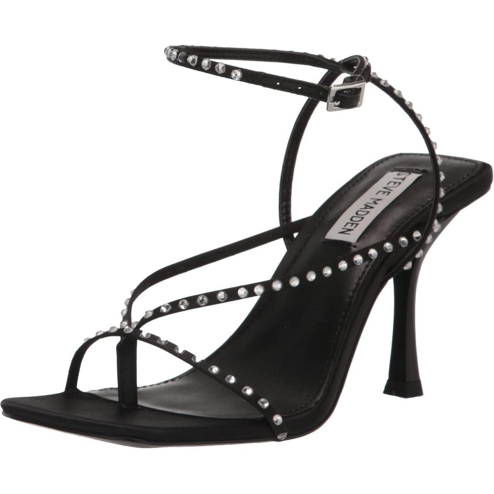 imageSteve Madden womens AnnieBlack Rhinestone