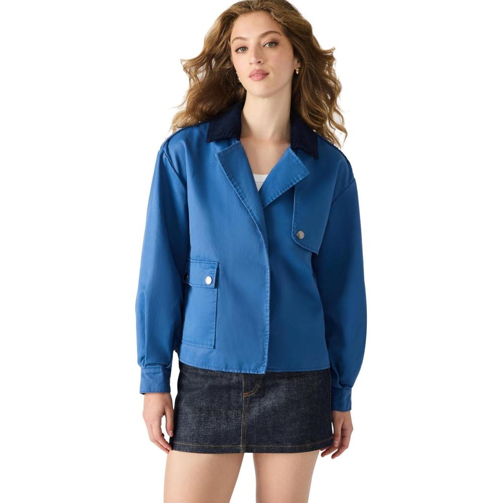 imageSteve Madden womens Luisa JacketDusty Blue