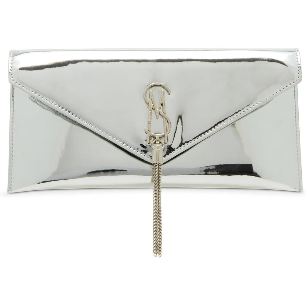 imageSteve Madden womens Steve Madden Morgana Patent ClutchSilver