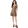 imageSteve Madden Womens Avie DressBrown Plaid Mix