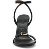 imageSteve Madden Womens Foxx Heeled SandalBlack Patent