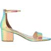 imageSteve Madden Womens Irenee Heeled Dress SandalTurquoise Snake