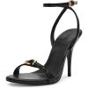 imageSteve Madden Womens Foxx Heeled SandalBlack Patent