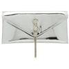 imageSteve Madden womens Steve Madden Morgana Patent ClutchSilver