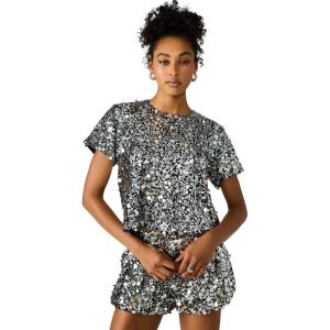 imageSteve Madden Womens Cressa TopSilver