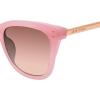 imageSteve Madden Womens Female Sunglasses Style Kent Cat Eye Milky PinkShiny Rose GoldBrown Gradient 52mm 20mmPink Fuchsia