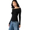 imageSteve Madden Womens Hailey TopBlck  Black
