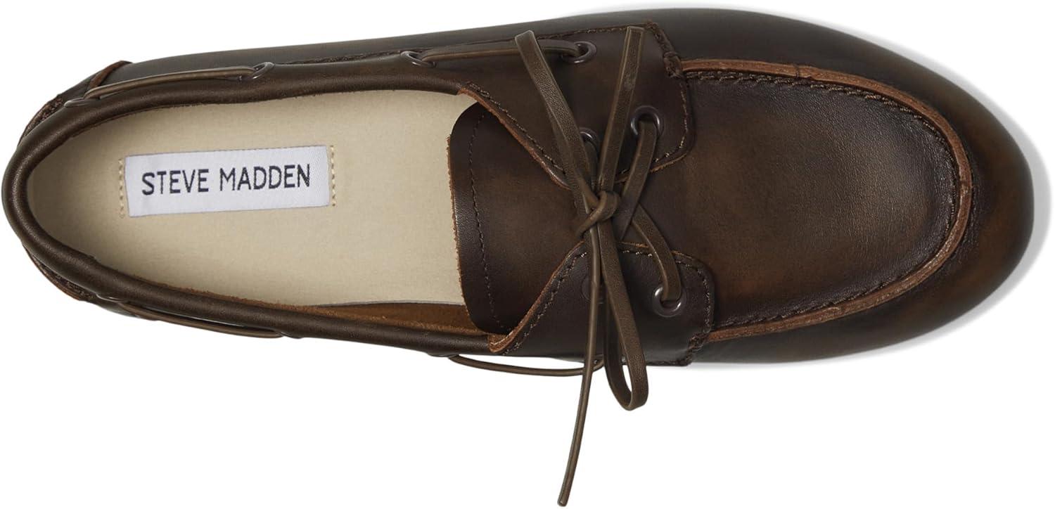 imageSteve Madden Womens SagBrown Leather