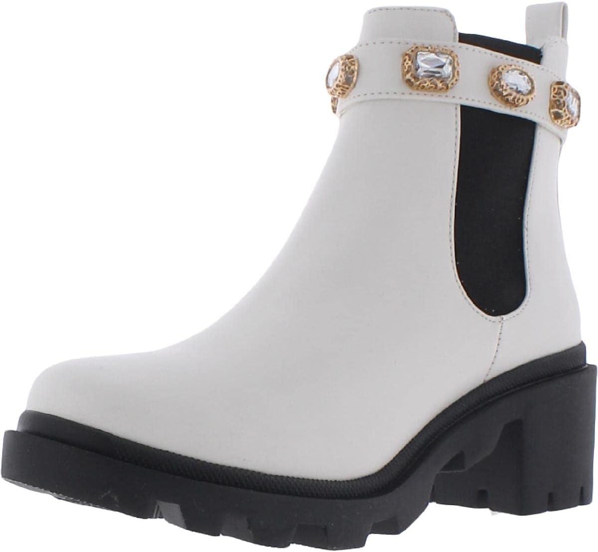 imageSteve Madden womens Amulet Ankle BootIvory