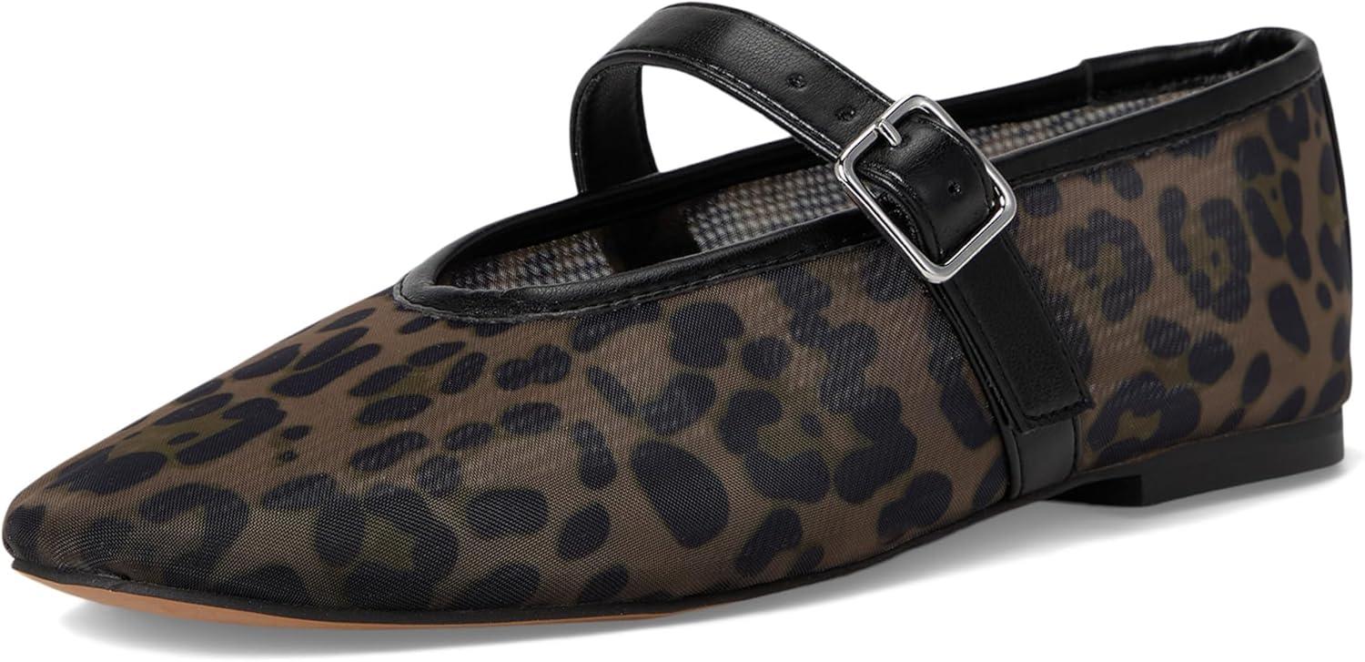 imageSteve Madden womens Sm83951Leopard Mesh