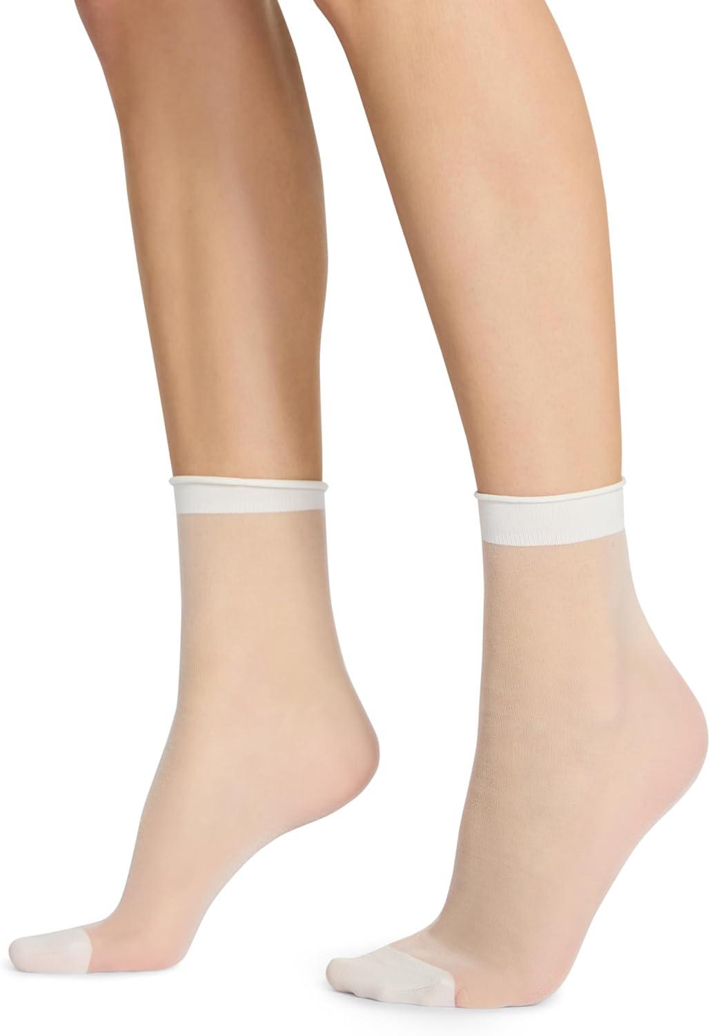 imageSteve Madden Womens 2Pk Ditsy Floral Tulle Crew Light Blue 911