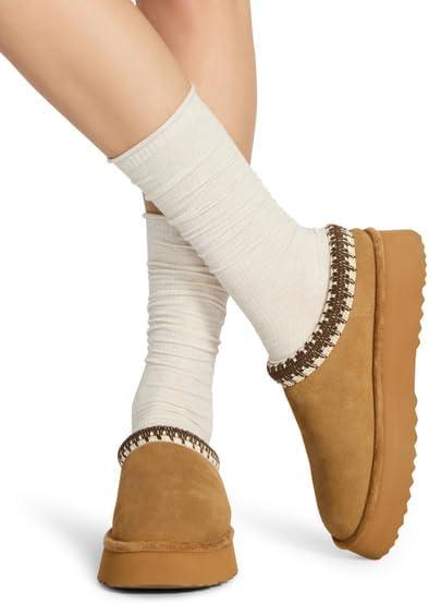 imageSteve Madden Womens 2Pk Rib Slouch Sock Oatmeal Heather 911
