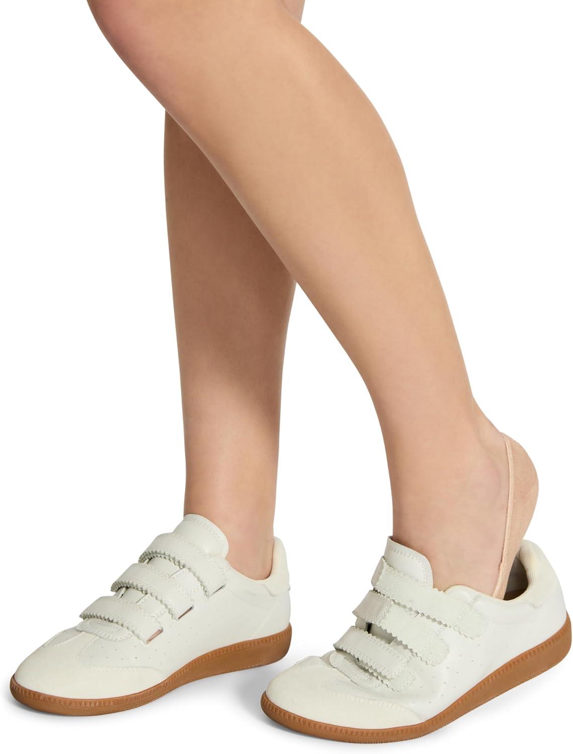 imageSteve Madden Womens 5PK Solid Microfiber Sneaker LinersBlack  Nude