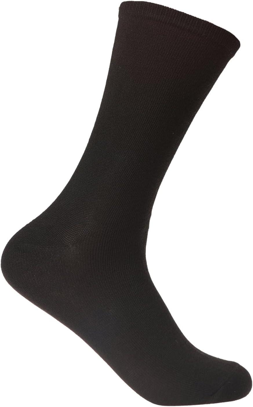 imageSteve Madden Womens 6 Pairs Crew Socks Casual Athletic Thick Gym Boot Socks for WomenBlack