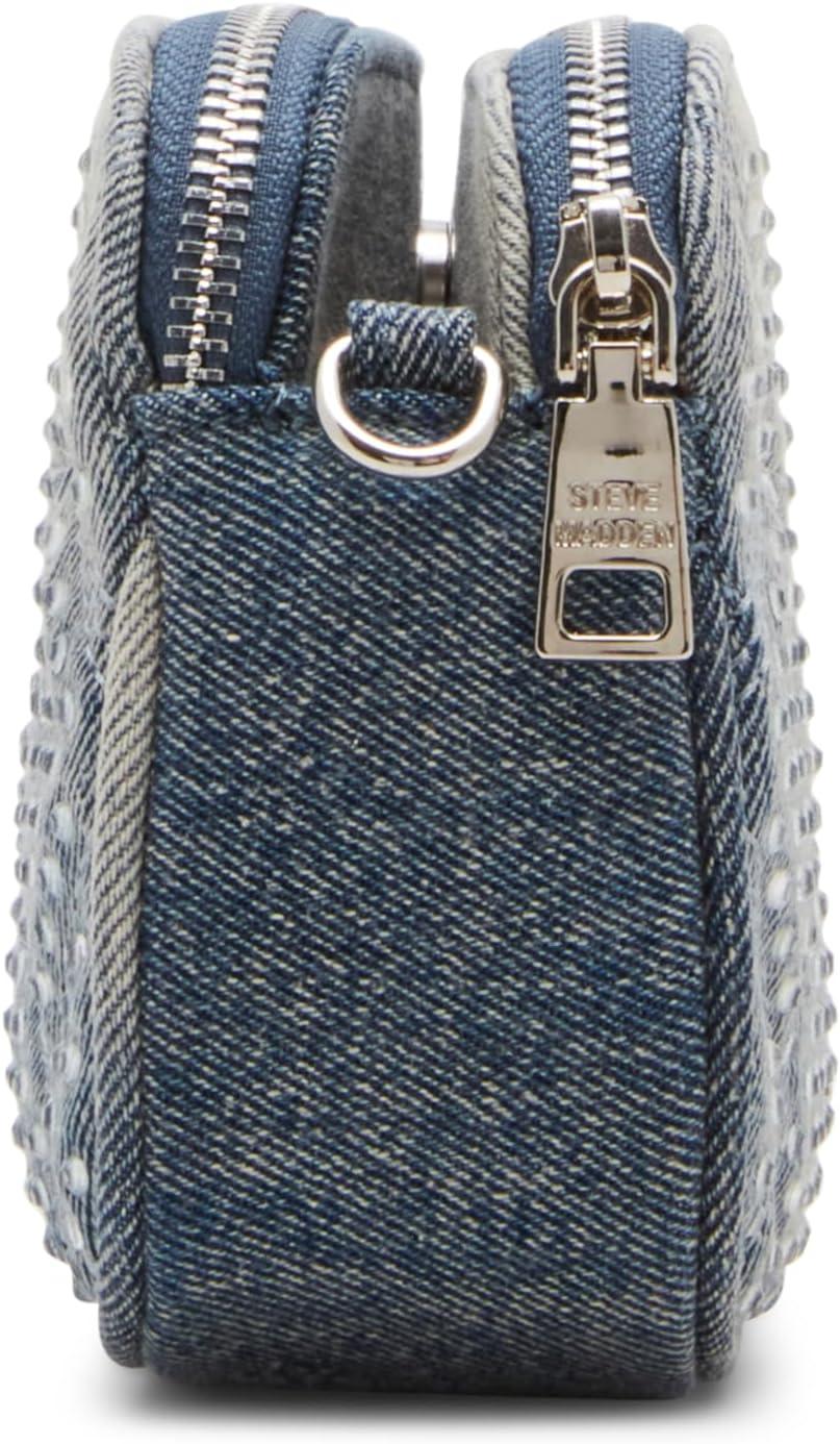 imageSteve Madden Womens Daisy Quilted CrossbodyBdaisyr Light Denim