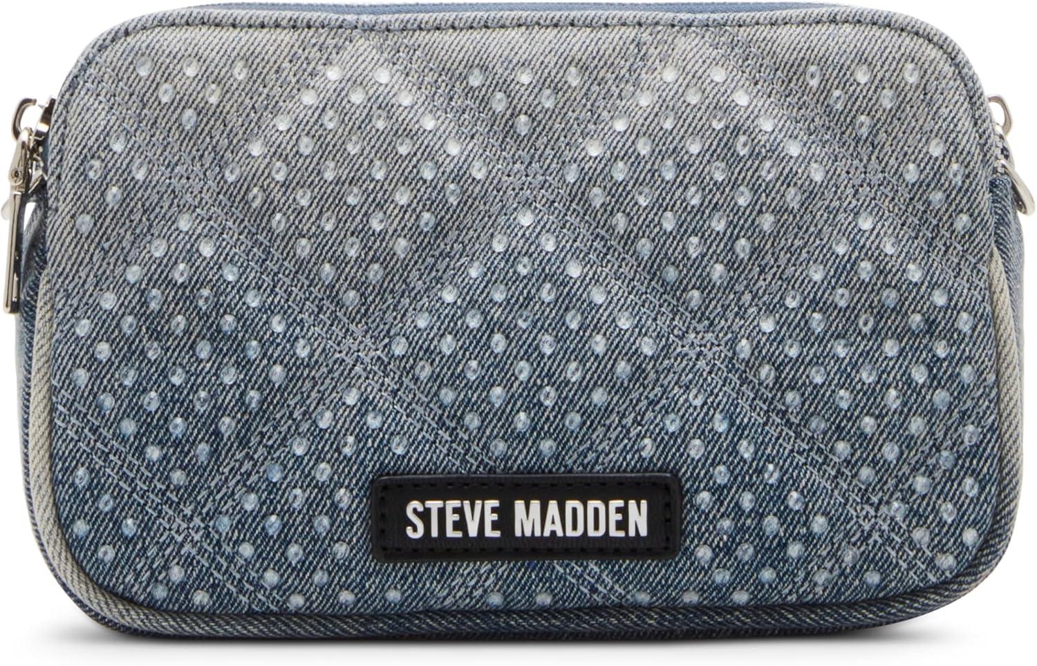 imageSteve Madden Womens Daisy Quilted CrossbodyBdaisyr Light Denim