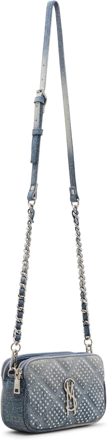 imageSteve Madden Womens Daisy Quilted CrossbodyBdaisyr Light Denim