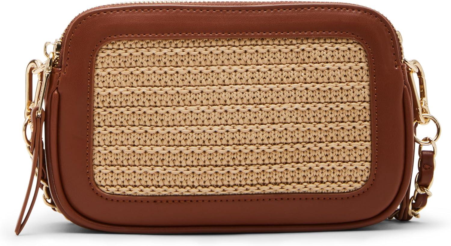 imageSteve Madden Womens Daisy Quilted CrossbodyBdaisys Cognac