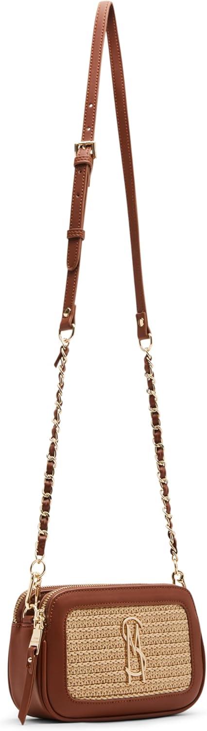 imageSteve Madden Womens Daisy Quilted CrossbodyBdaisys Cognac