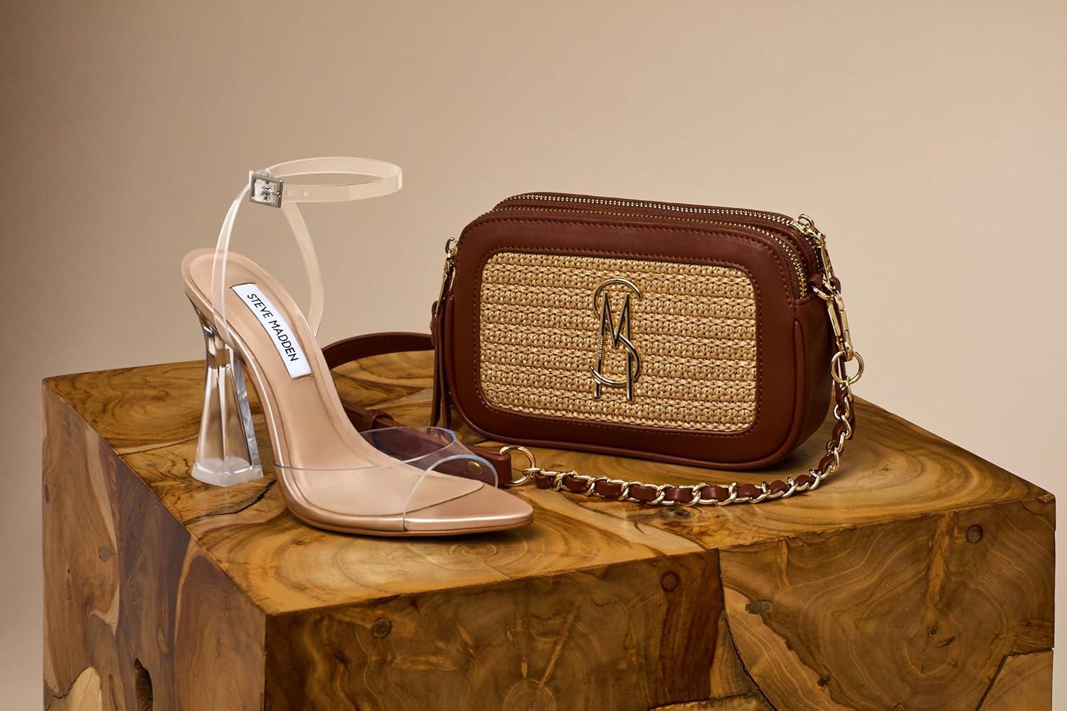 imageSteve Madden Womens Daisy Quilted CrossbodyBdaisys Cognac