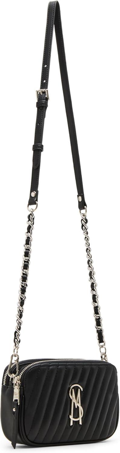 imageSteve Madden Womens Daisy Quilted CrossbodyBlack Diagonal