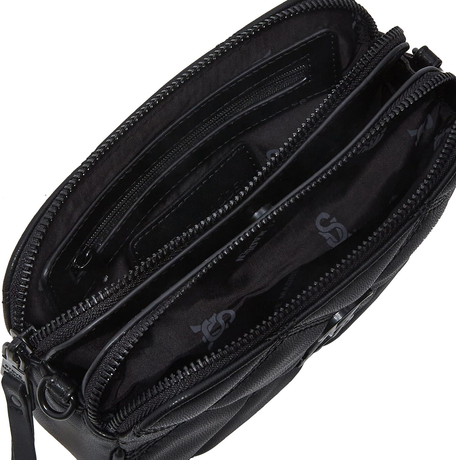 imageSteve Madden Womens Daisy Quilted CrossbodyBlack Diamond