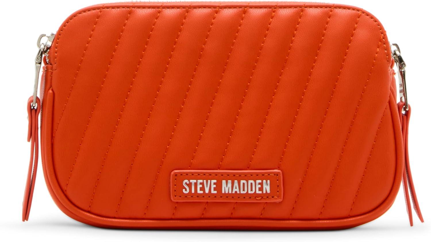 imageSteve Madden Womens Daisy Quilted CrossbodyOrange Diagonal