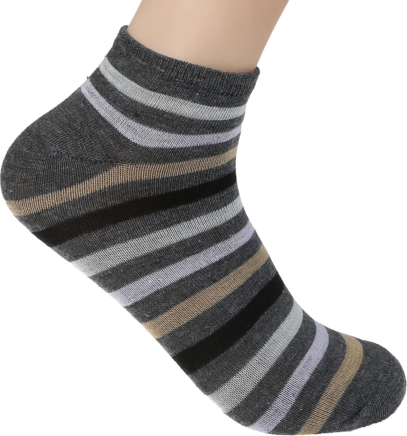 imageSteve Madden Womens Low Cut Socks 10 Pairs  Athletic Comfy Breathable Sports Socks with Fun Patterns Grey Multi